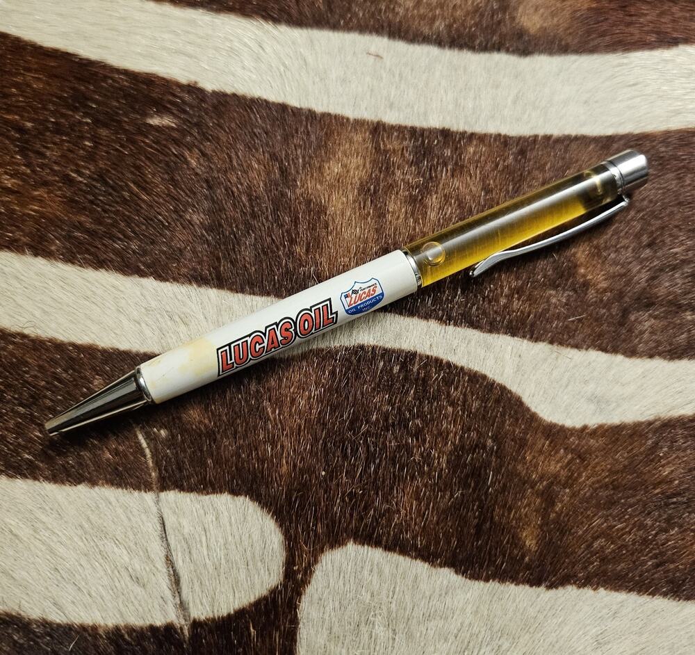 Lucas OIL Advertising Pen Oil Tube Design